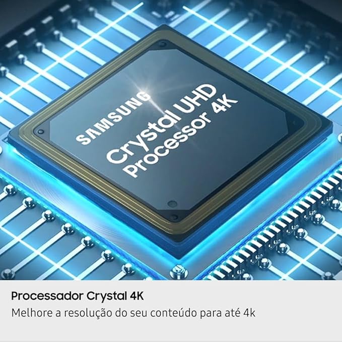 Samsung Smart TV 58" Crystal UHD 4K U8500F 2025, Xbox Cloud Gaming, Canais Gratuitos, 7 Anos de Atualização, AI Energy Mode, Alexa integrada